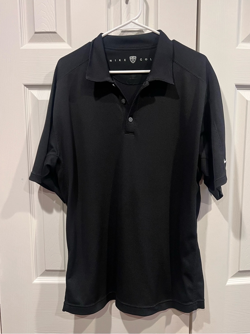 Nike Black Men's Performance golf Polo